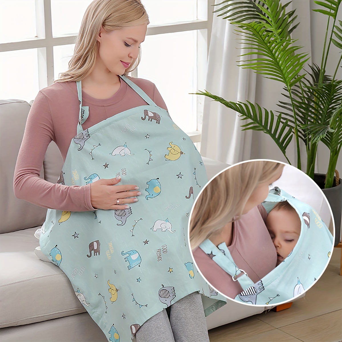 Baby Nursery Hospital - Écharpe de couverture d'allaitement de maternité,