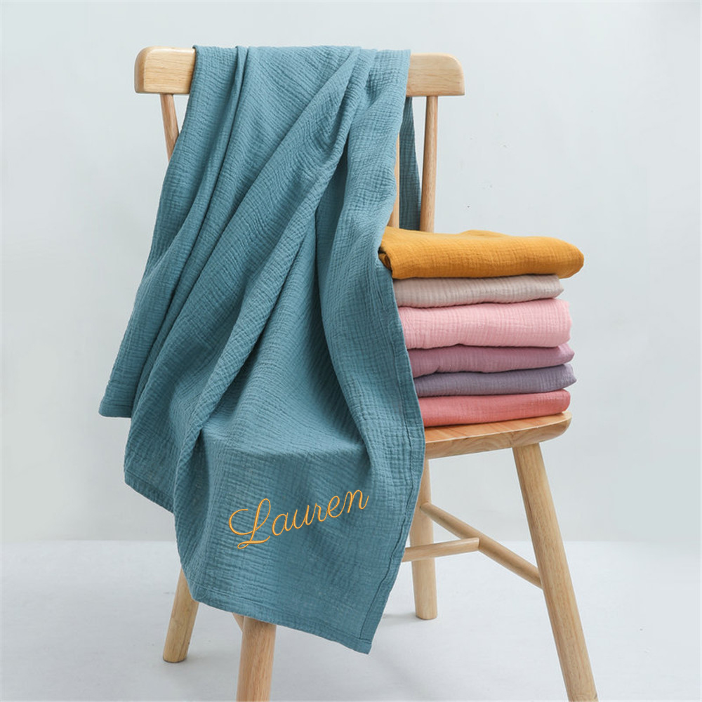 Swaddle Blanket Muslin - Couverture d'emmaillotage en mousseline de coton