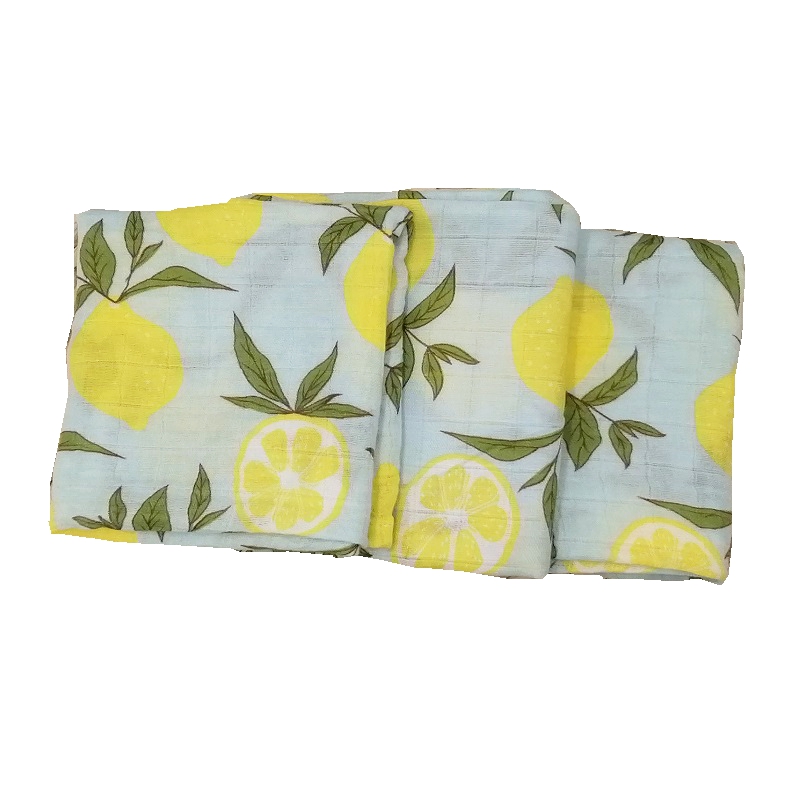 Swaddle Blanket Muslin - Lot de 3 langes en mousseline