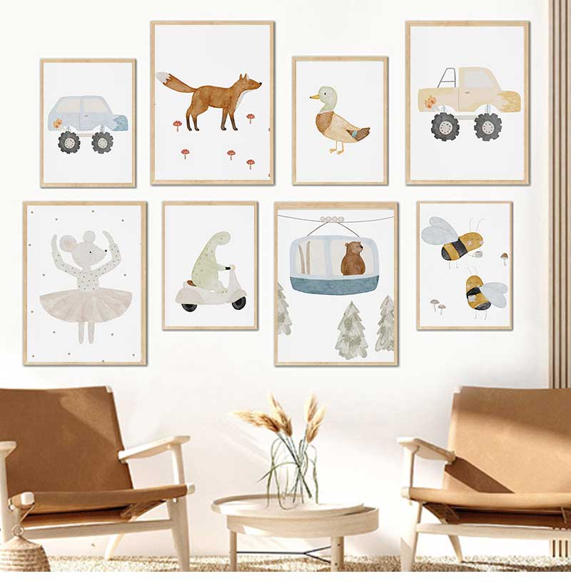 Baby Nursery Posters - Affiches et impressions sur toile de