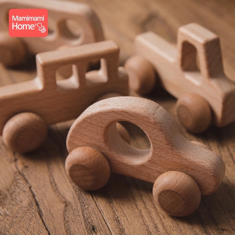 Baby Nursery Hospital - Voiture en bois de hêtre sans
