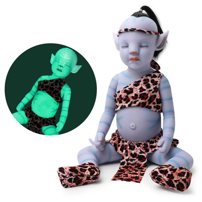 Baby Nursery Decor Girl - Poupée Avatar Reborn lumineuse pour enfants,