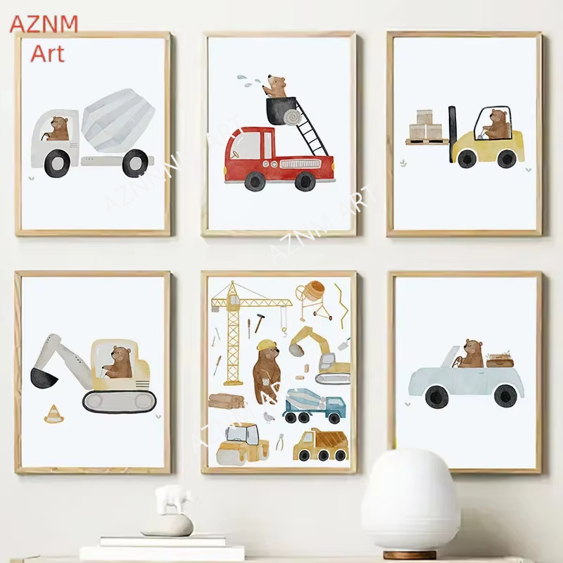 Baby Nursery Posters - Affiches et impressions mignonnes de style