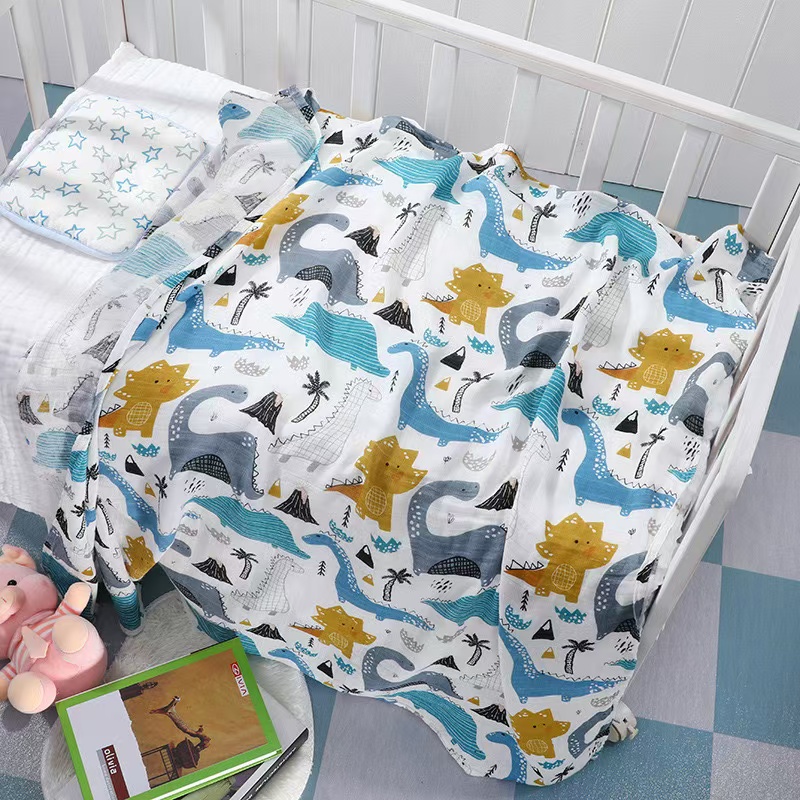 Swaddle Blanket Muslin - Couverture d'emmaillotage multifonctionnelle en mousseline de