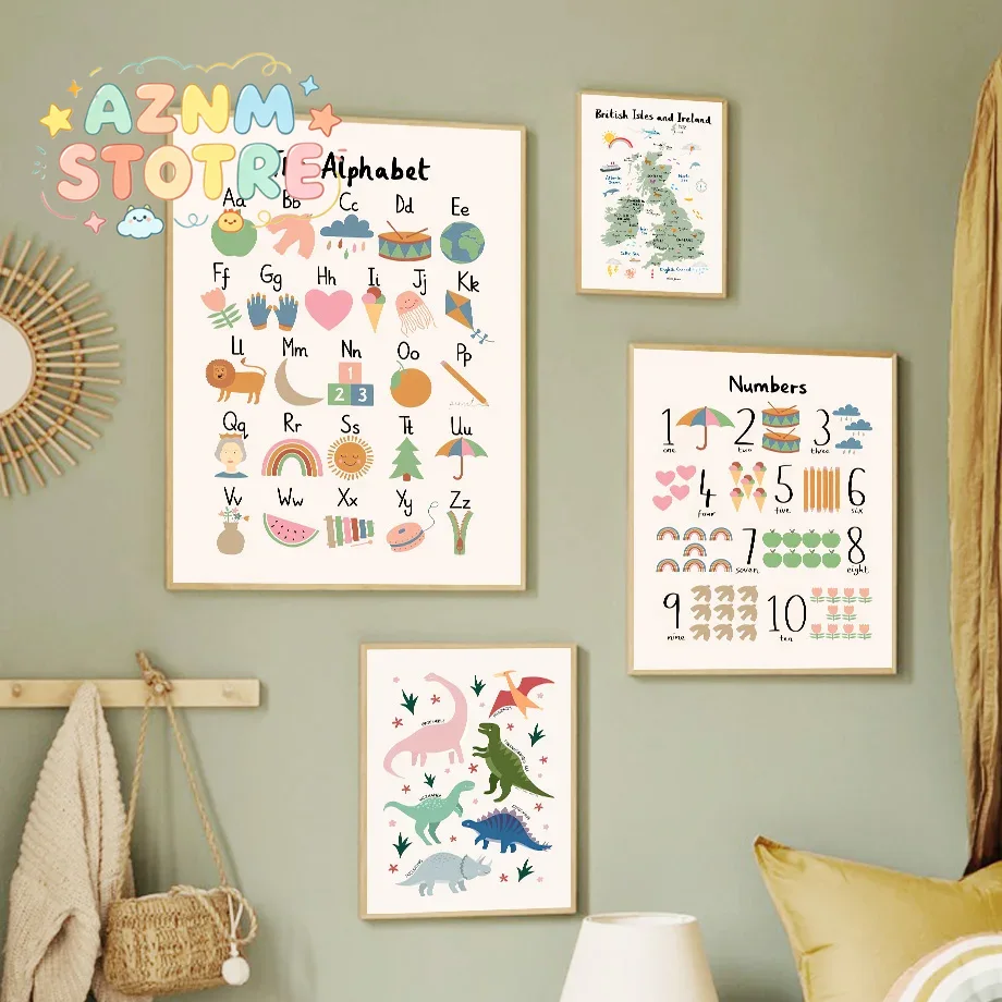 Baby Nursery Ideas - Tableau mural sur toile représentant le