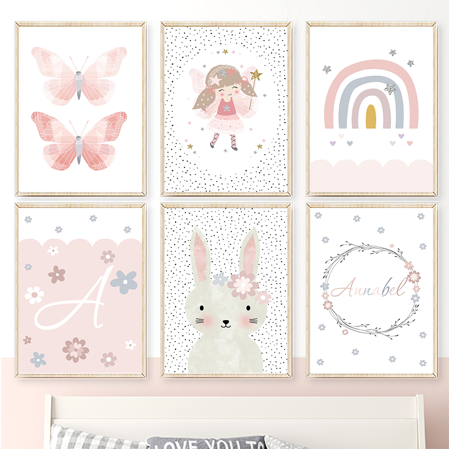Baby Nursery Posters - Tableau mural sur toile avec motifs