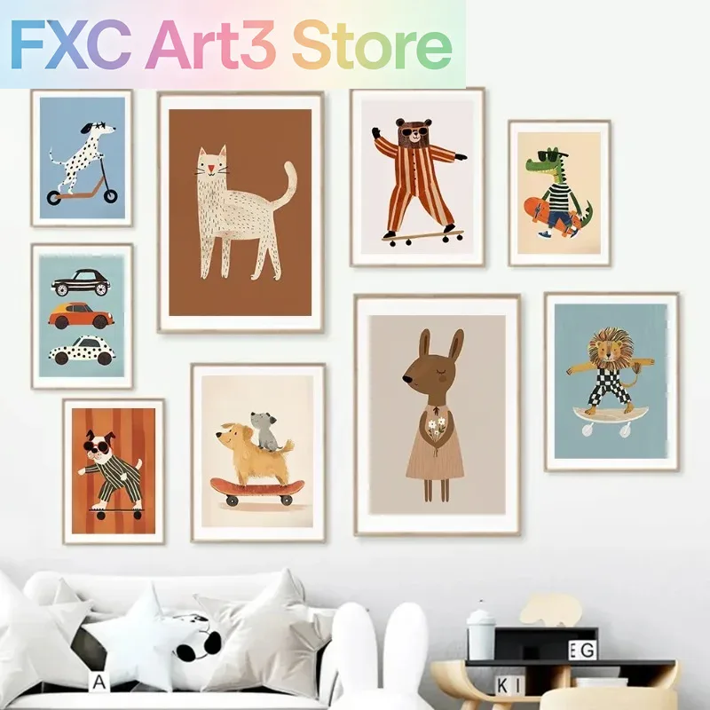 Baby Nursery Posters - 1 pièce, affiche sans cadre sur