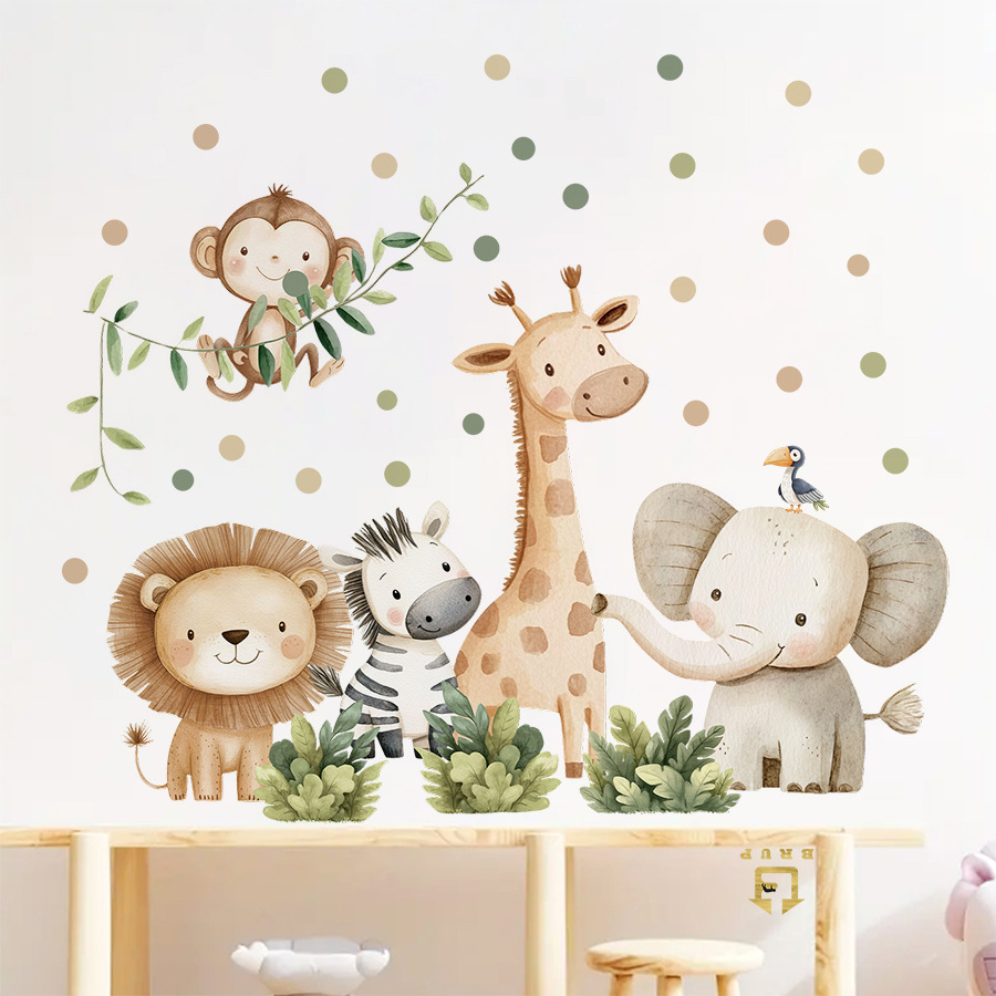 Autocollants muraux animaux de - Baby Nursery Decor Girl avis et prix