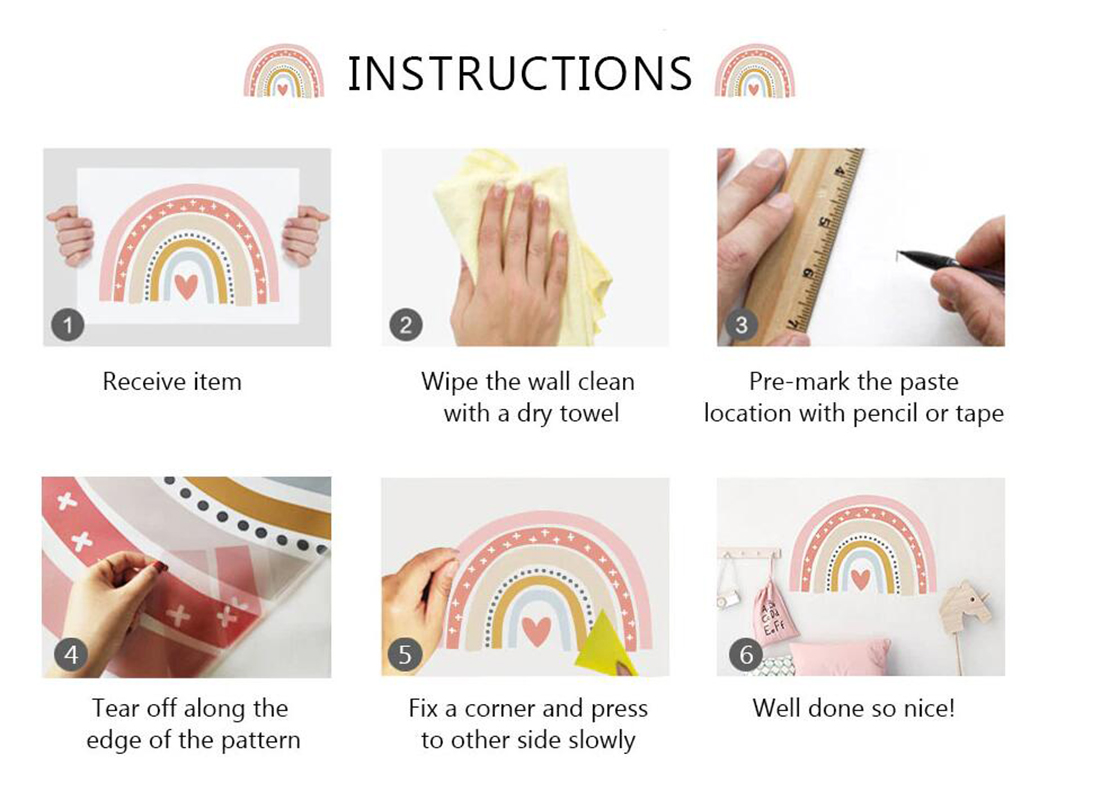 Autocollant Mural en Forme d'É - Baby Nursery Ideas avis et prix