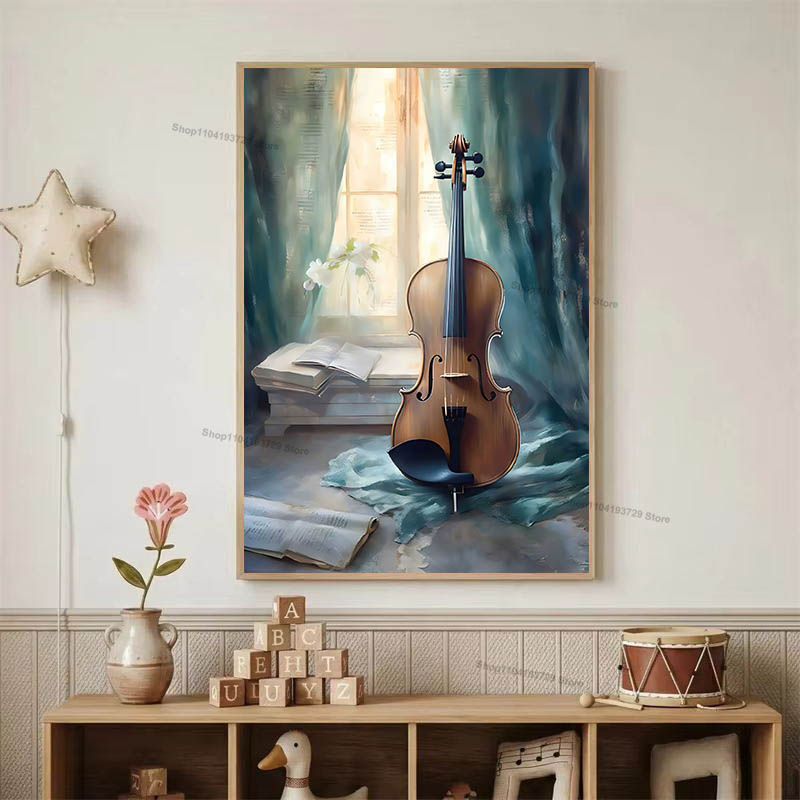 Peinture sur toile de fille da - Baby Nursery Posters avis et prix