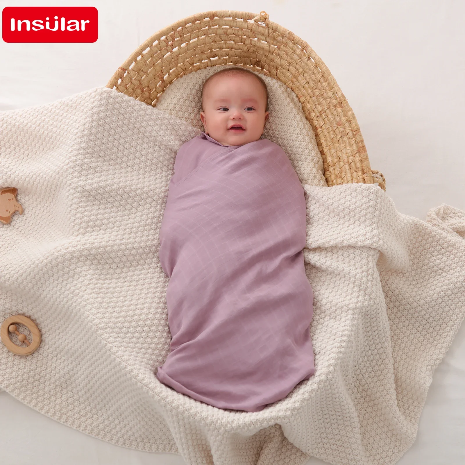 Couverture en mousseline de co - Swaddle Blanket Muslin avis et prix