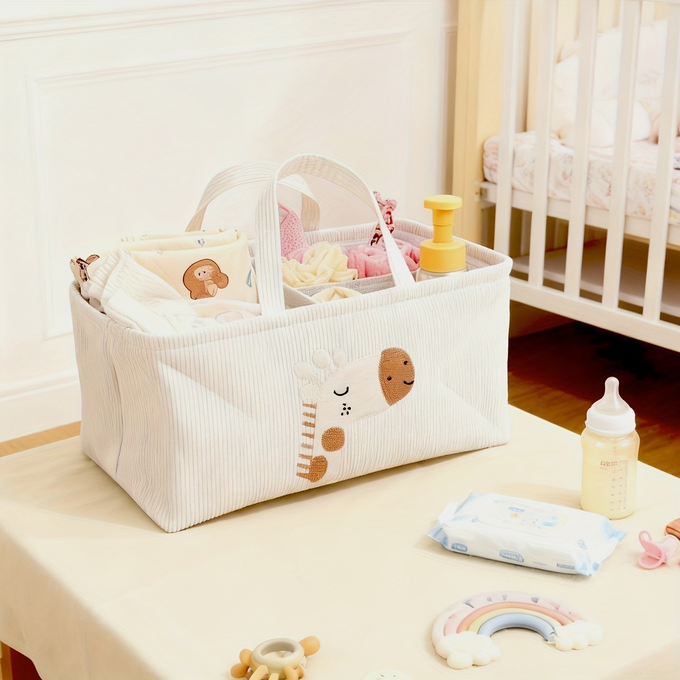 Panier de rangement pliable en - Baby Nursery Organiser avis et prix