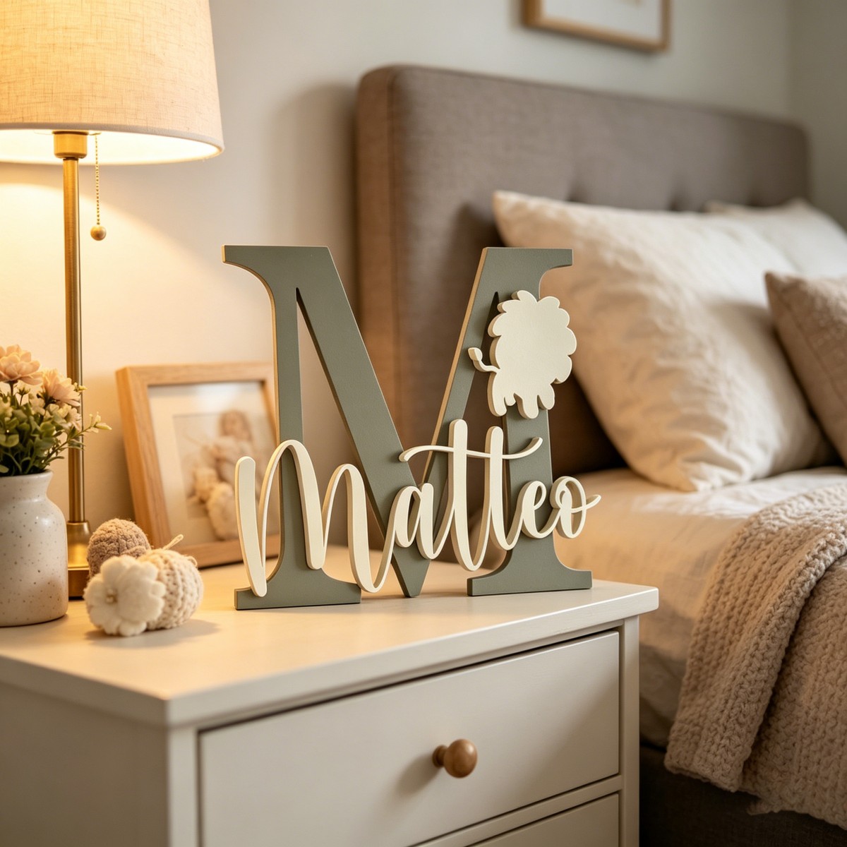 1 plaque nominative en bois pe - Baby Nursery Decorations avis et prix