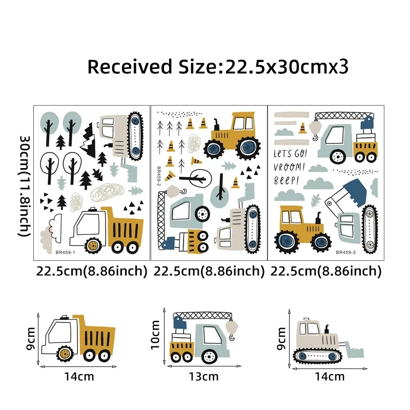 Autocollants muraux de camion  - Baby Nursery Ideas avis et prix