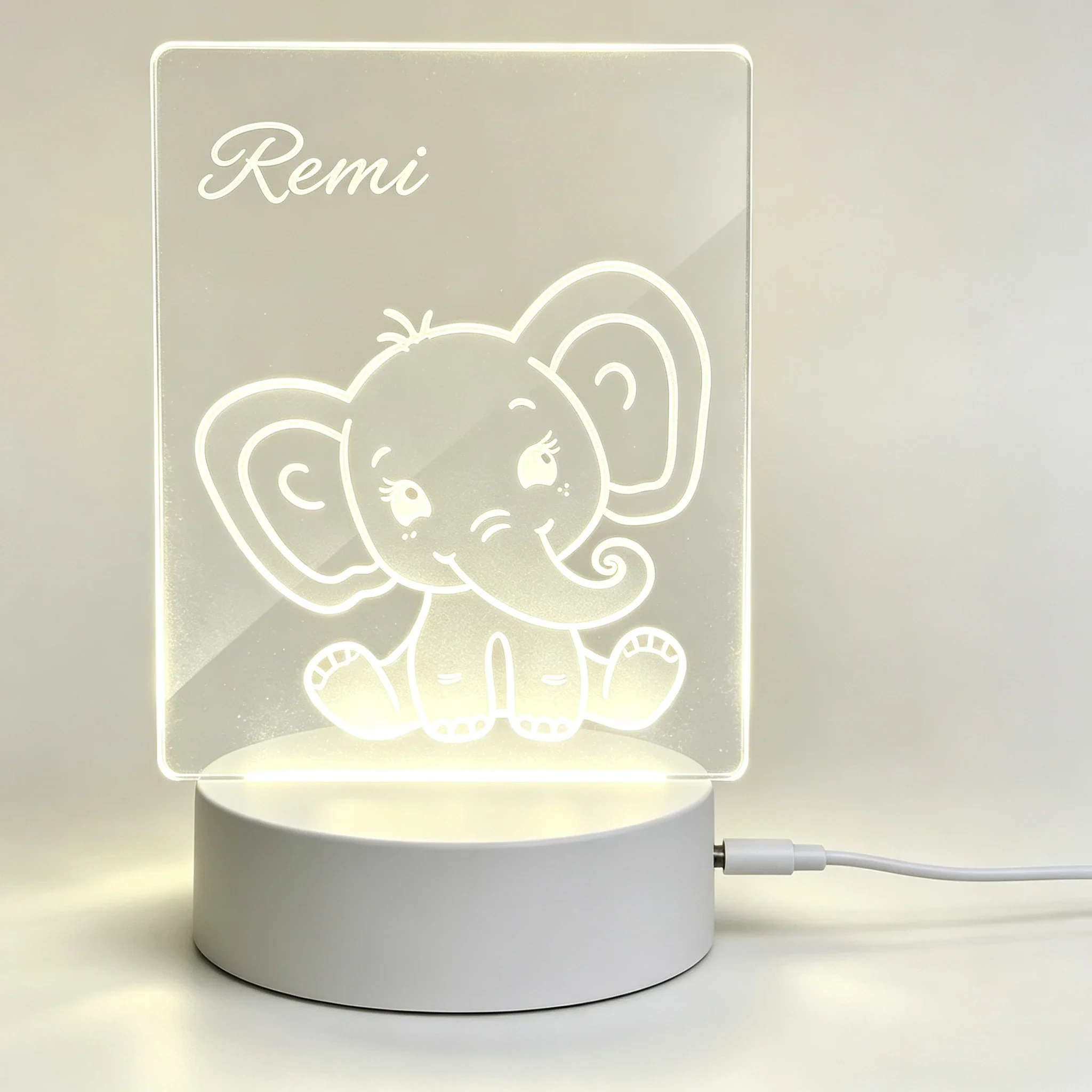 Lampe de nuit en acrylique ave - Baby Nursery Night Light avis et prix