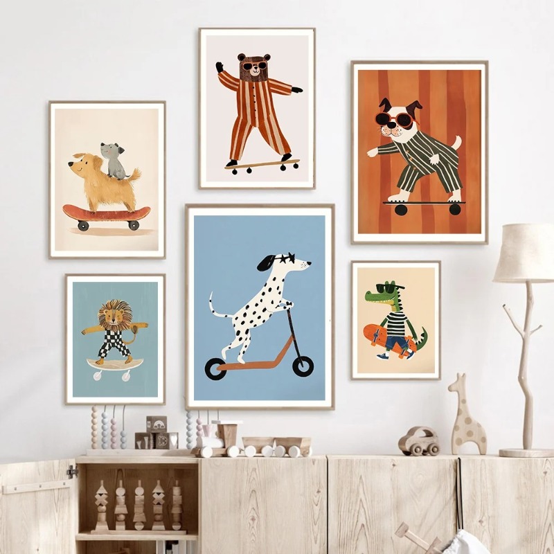 1 pièce, affiche sans cadre su - Baby Nursery Posters avis et prix