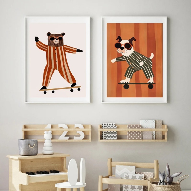1 pièce, affiche sans cadre su - Baby Nursery Posters avis et prix