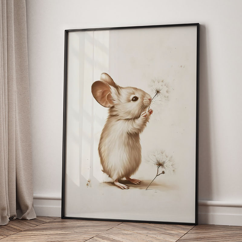 Affiches d'animaux (Ours, Lapi - Baby Nursery Posters avis et prix