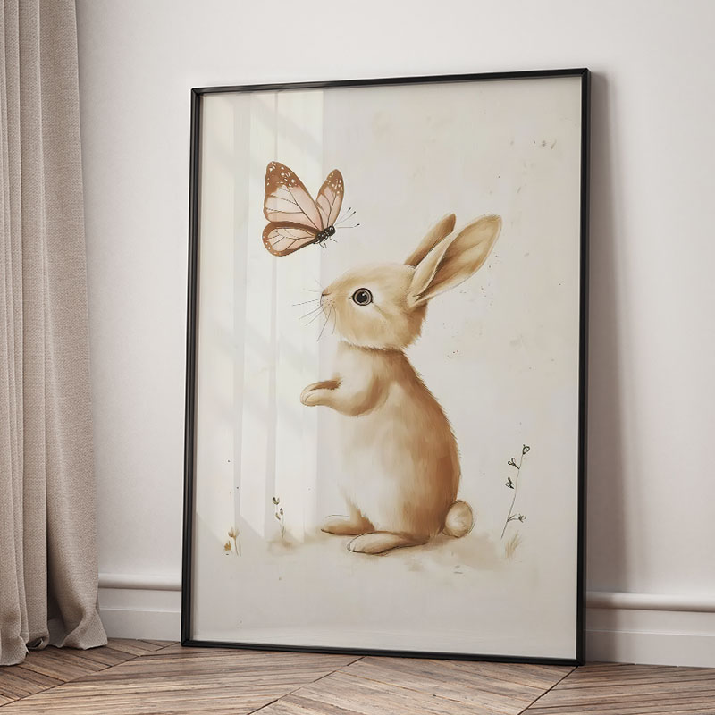 Affiches d'animaux (Ours, Lapi - Baby Nursery Posters avis et prix