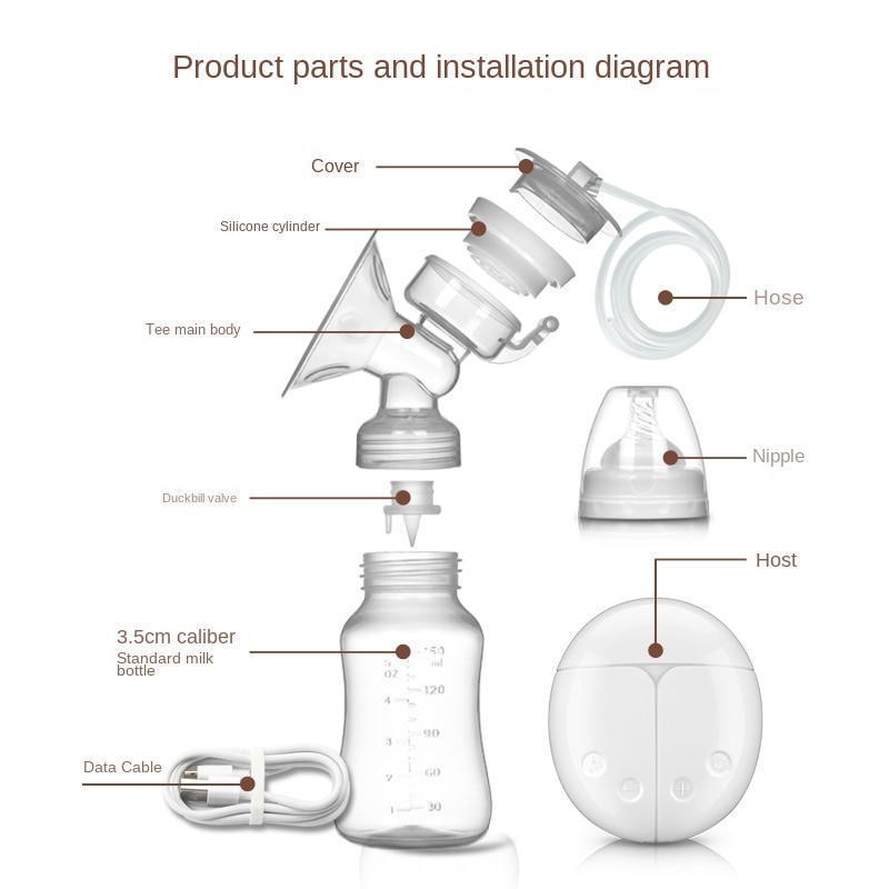 Tire-lait électrique double av - Baby Nursery Hospital avis et prix