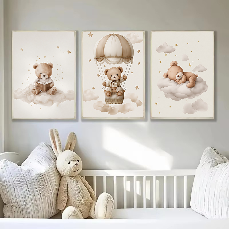 3 pièces/ensemble bohème ours  - Baby Nursery Ideas avis et prix