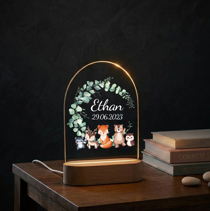 Veilleuse personnalisée pour b - Baby Nursery Night Light avis et prix