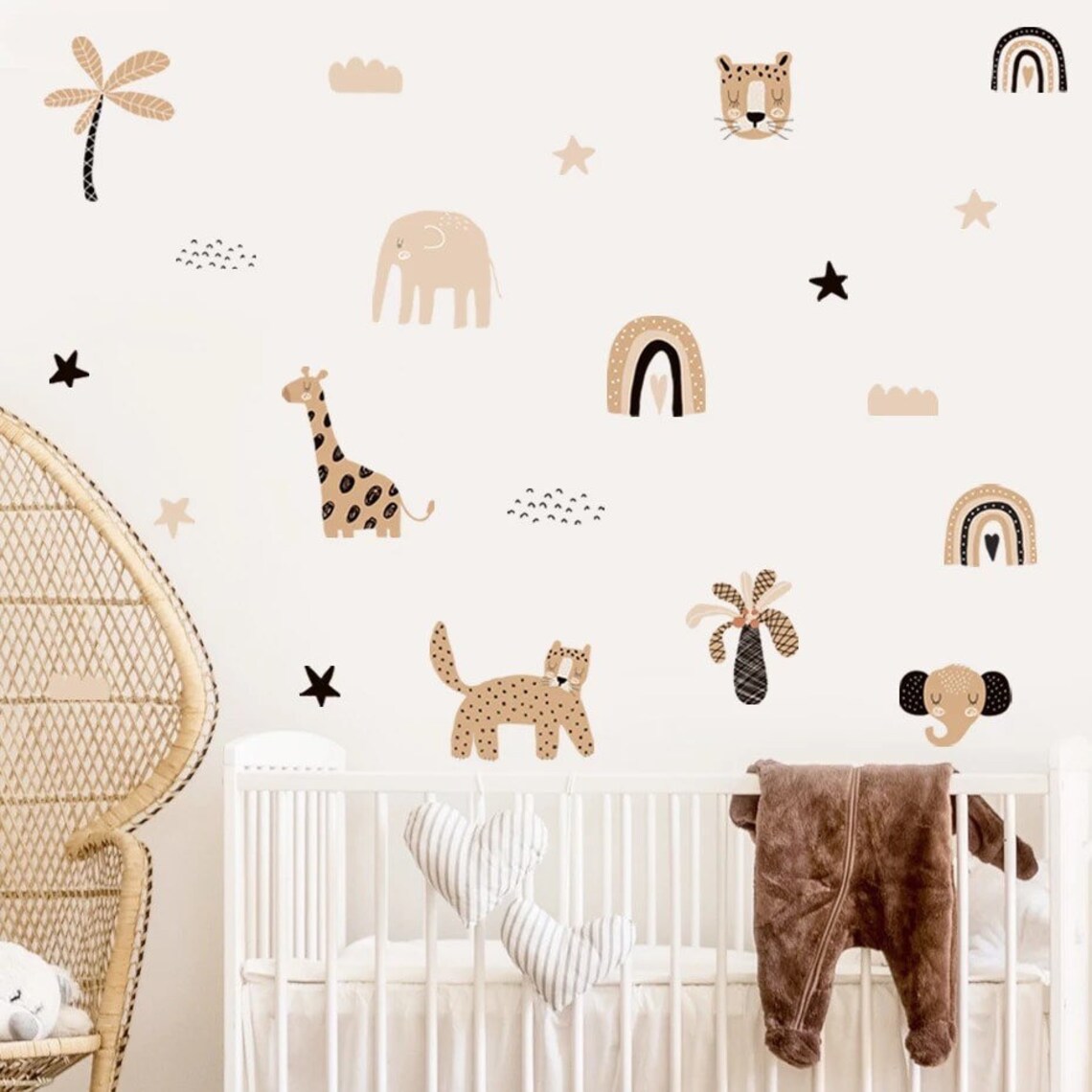 Autocollants Muraux Bohème Arc - Baby Nursery Decor Girl avis et prix